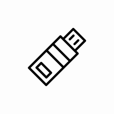 Flaş bellek simgesi işareti vektörü