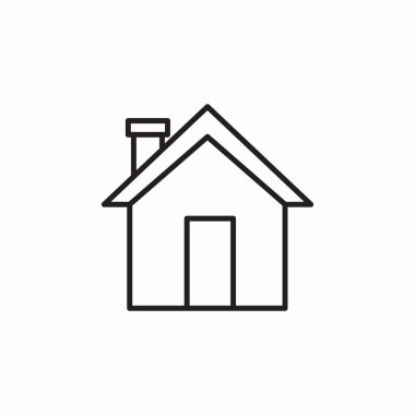 ev simgesi işaret vektörü