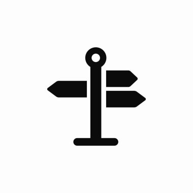 yol bulma yolu yön simgesi işaret vektörü