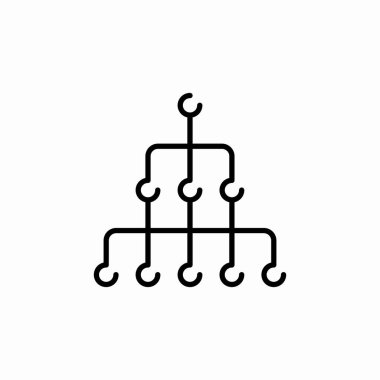 hiyerarşi şeması işaret vektörü