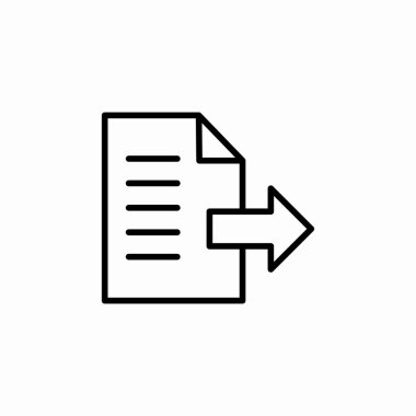 dosya aktarma simgesi imzalama vektörü