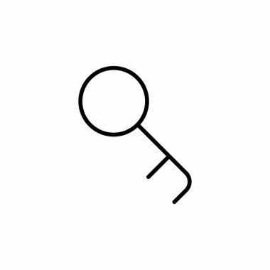 anahtar parola işareti vektörü