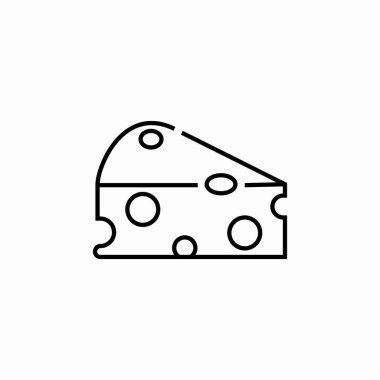 Peynir dilimi işaret vektörü