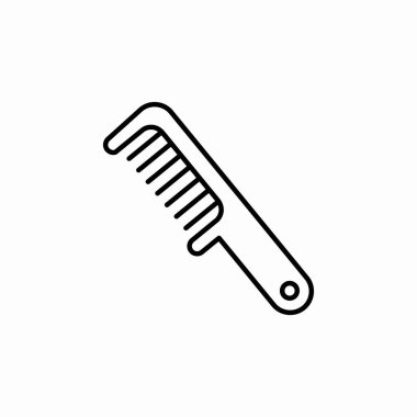 saç tarak simgesi işaret vektörü