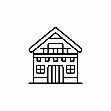 malikane emlak simgesi işaret vektörü