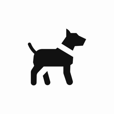 evcil köpek simgesi işareti vektörü