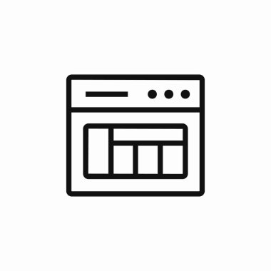 websitesi inşa simgesi işareti vektörü