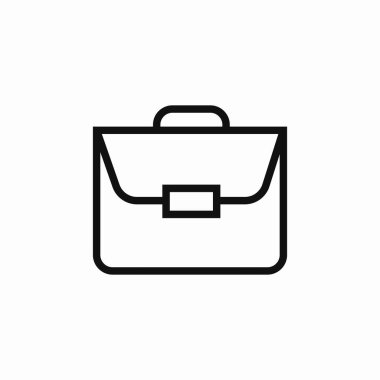 portföy evrak çantası simgesi imza vektörü