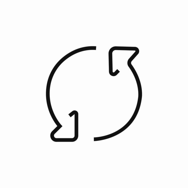 свежие стрелки иконный вектор знака