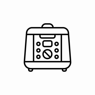 çokluoker mutfak simgesi işaret vektörü