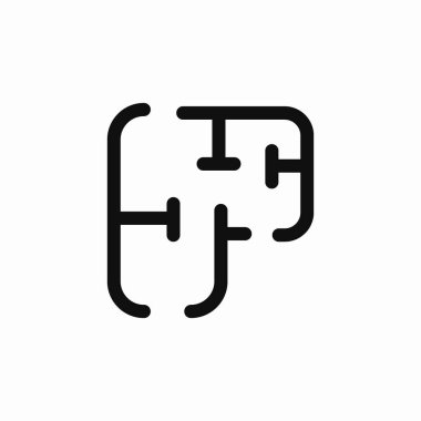 daire planı simgesi işareti vektörü