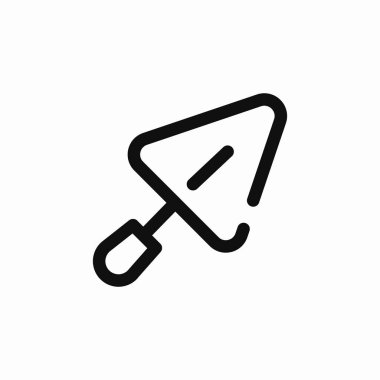 tuğla trowerl simge işareti vektörü