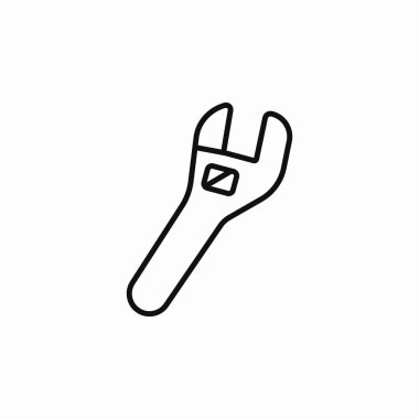 Anahtar aracı simge işareti vektörü