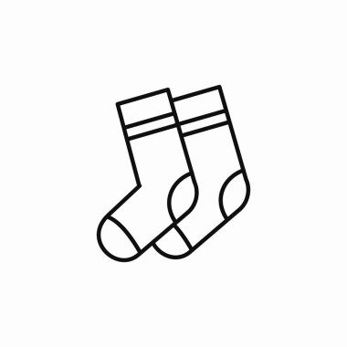 çorap çifti simge işareti vektörü