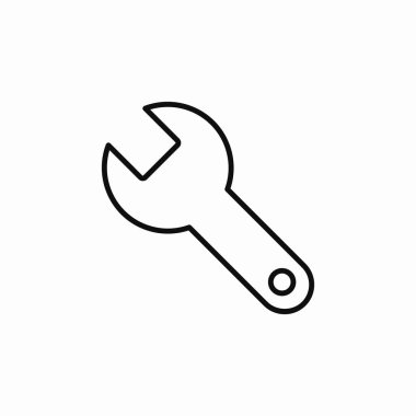 Anahtar aracı simge işareti vektörü