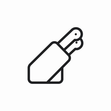 Bıçaklar simge işareti vektöründe durur