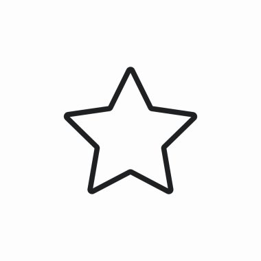 yıldız oranı simge işareti vektörü