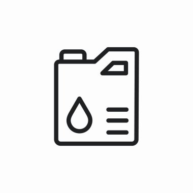 motor yağı simgesi vektörü