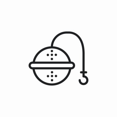 çay infuser simgesi işaret vektörü