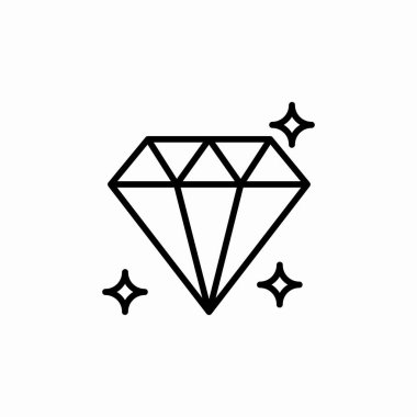 Elmas mücevheri parlatma simgesi vektörü