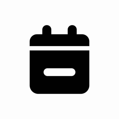 Takvim olayı simge işaret vektörünü sil