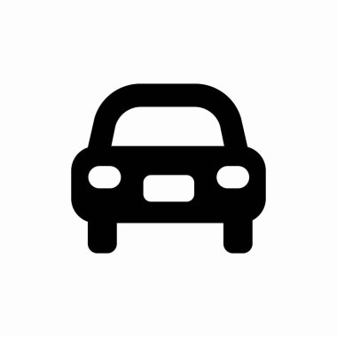 araba araç simgesi işareti vektörü