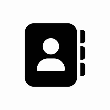 Kişi kitabı imza vektörü