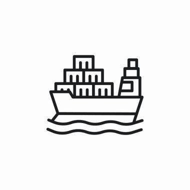 gemi simgesi işareti vektörü gönderiliyor