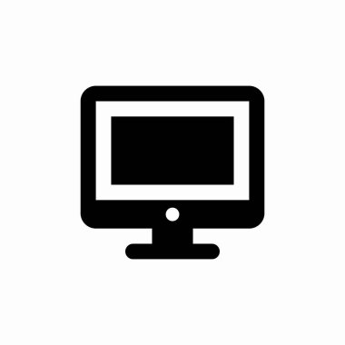 pc bilgisayar simgesi işaret vektörü