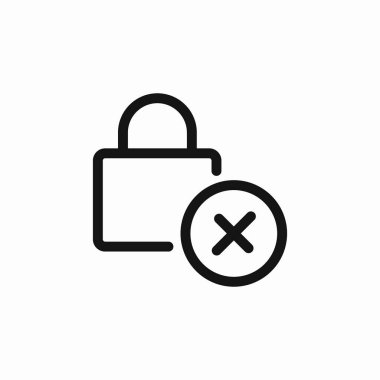 Parola simgesi işaret vektörünü sil