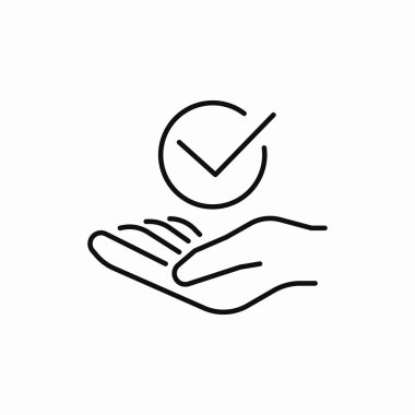 İşaretli el simgesi işaret vektörünü kontrol et