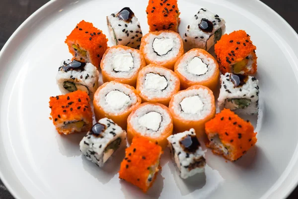Sushi ustawić z bliska — Zdjęcie stockowe