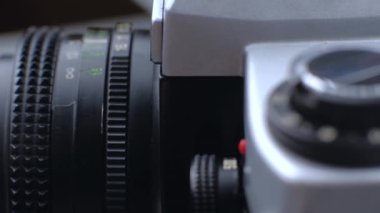 Klasik fotoğraf makinesi ayrıntıları