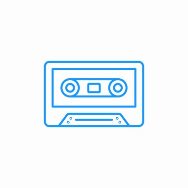 ses kaset simgesi işaret vektörü