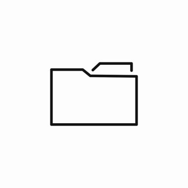 Kapalı dosya dizini imza vektörü