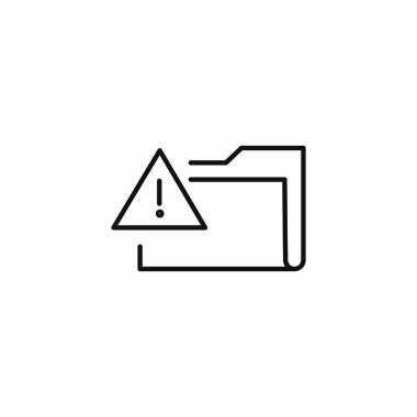 dizin hatası uyarı simgesi işaret vektörü