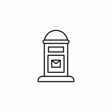 açık posta kutusu posta kutusu simgesi işareti vektörü
