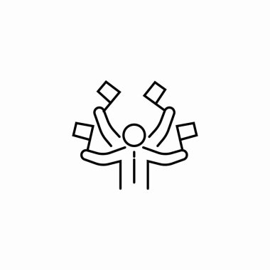 kutlama başarısı simge işaret vektörü