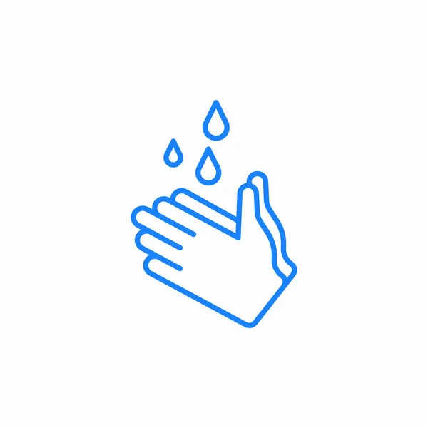 el yıkama simgesi vektörü