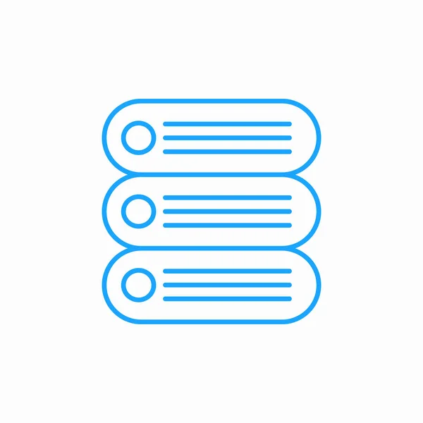 depolama sunucusu işaret vektörü