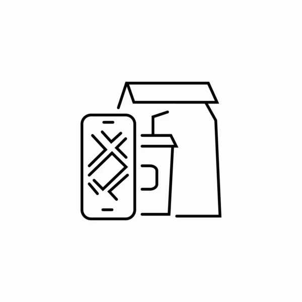 taşınabilir sipariş hazırlanmış simge işareti vektörü