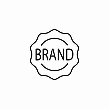 şirket ürün markası mühür işareti vektörü