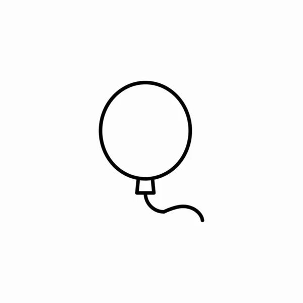 yüzen parti balonu işaret vektörü