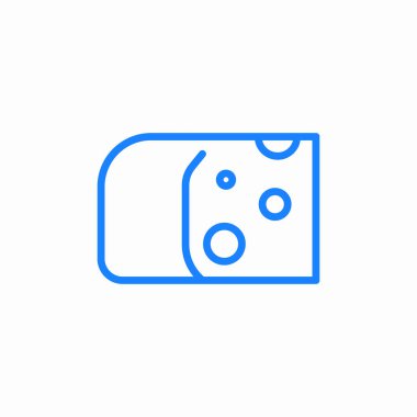 İsviçre peyniri simge işareti vektörü