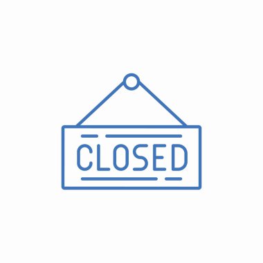 Pano simge işaret vektörünü kapat