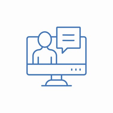 Müşteri desteği simge işareti vektörü