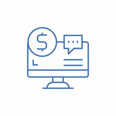 Bırakma e ticaret simgesi işaret vektörü