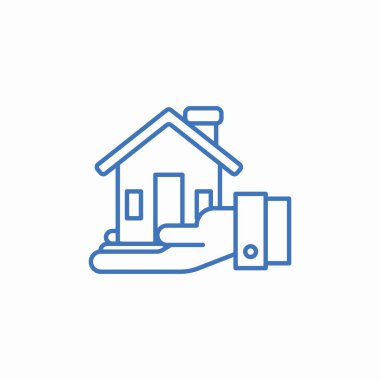 ev sigortası simgesi işaret vektörü