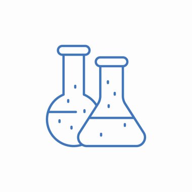 lab tübleri simge işareti vektörü