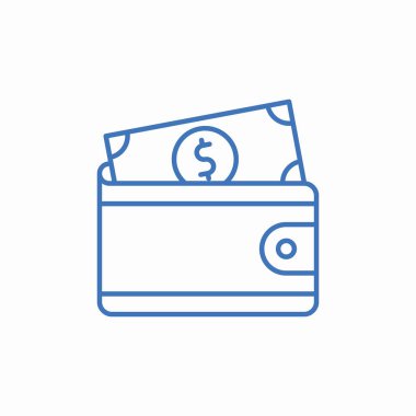 para cüzdanı işaret vektörü